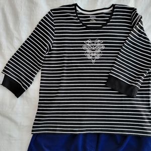 🌈2/$22 Alia striped shirt